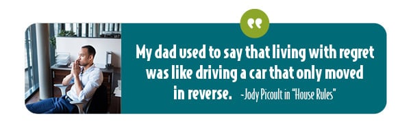 A Jody Picoult quote about regret