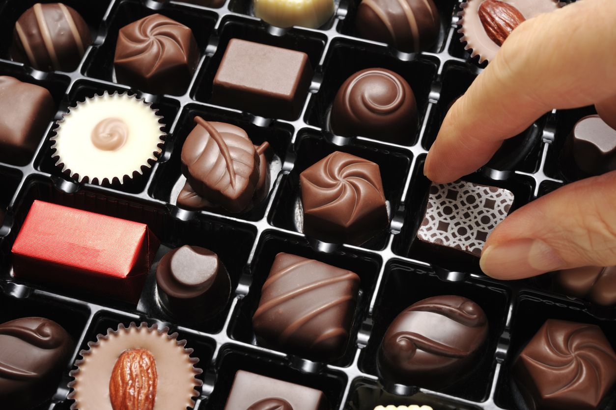Beautiful and tempting chocolates