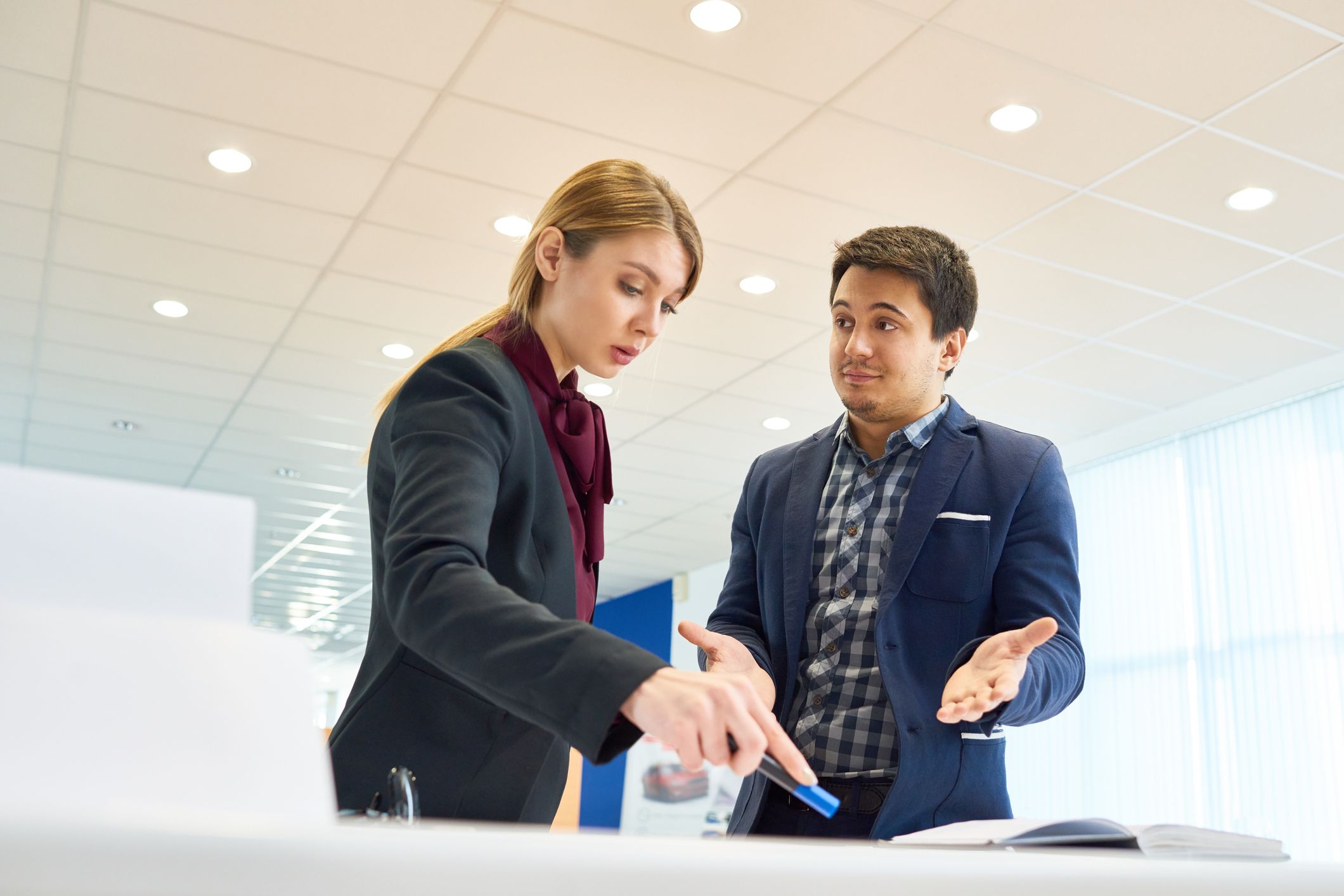 Employee overwhelmed by manager's frustration and anger