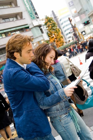 A young couple traveling and and navigating their lives together.