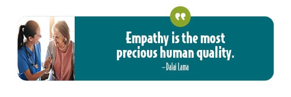 Dalai Lama quote on empathy