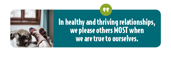 We thrive most by giving to ourselves first.