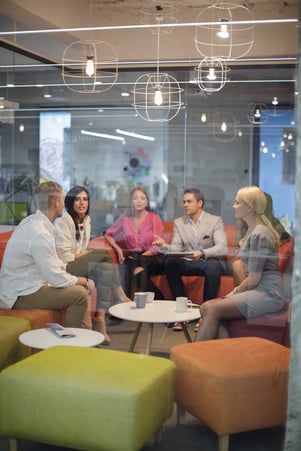 Providing a comfortable meeting space helps destress employees