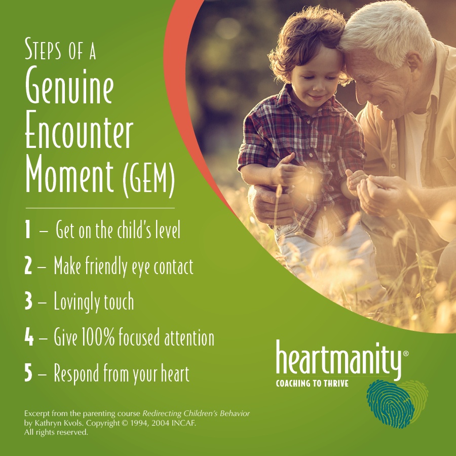 Steps for a genuine encounter moment