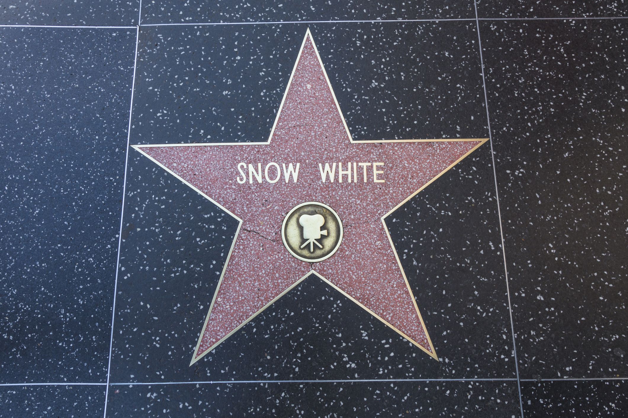 Hollywood Walk of Fame Star for Snow White-