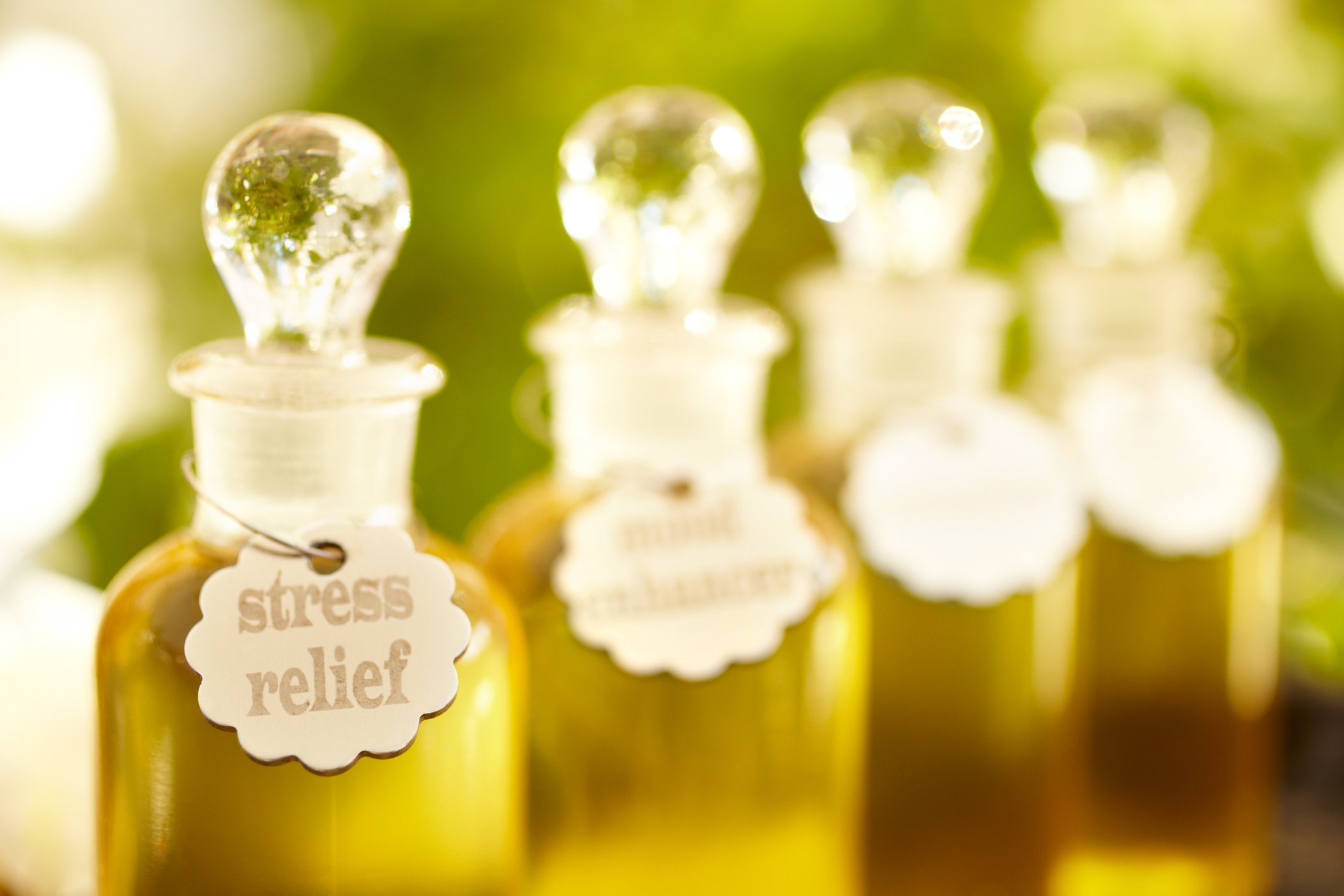 Use essential oils for stress relief or to uplift your emotions.