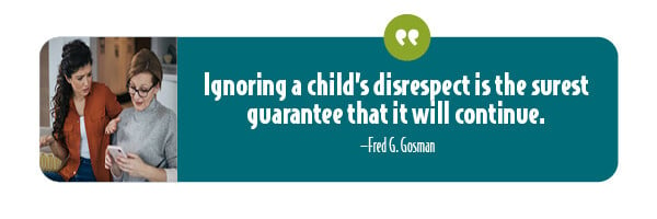 Dealing with Disrespect in Adult Children Quote