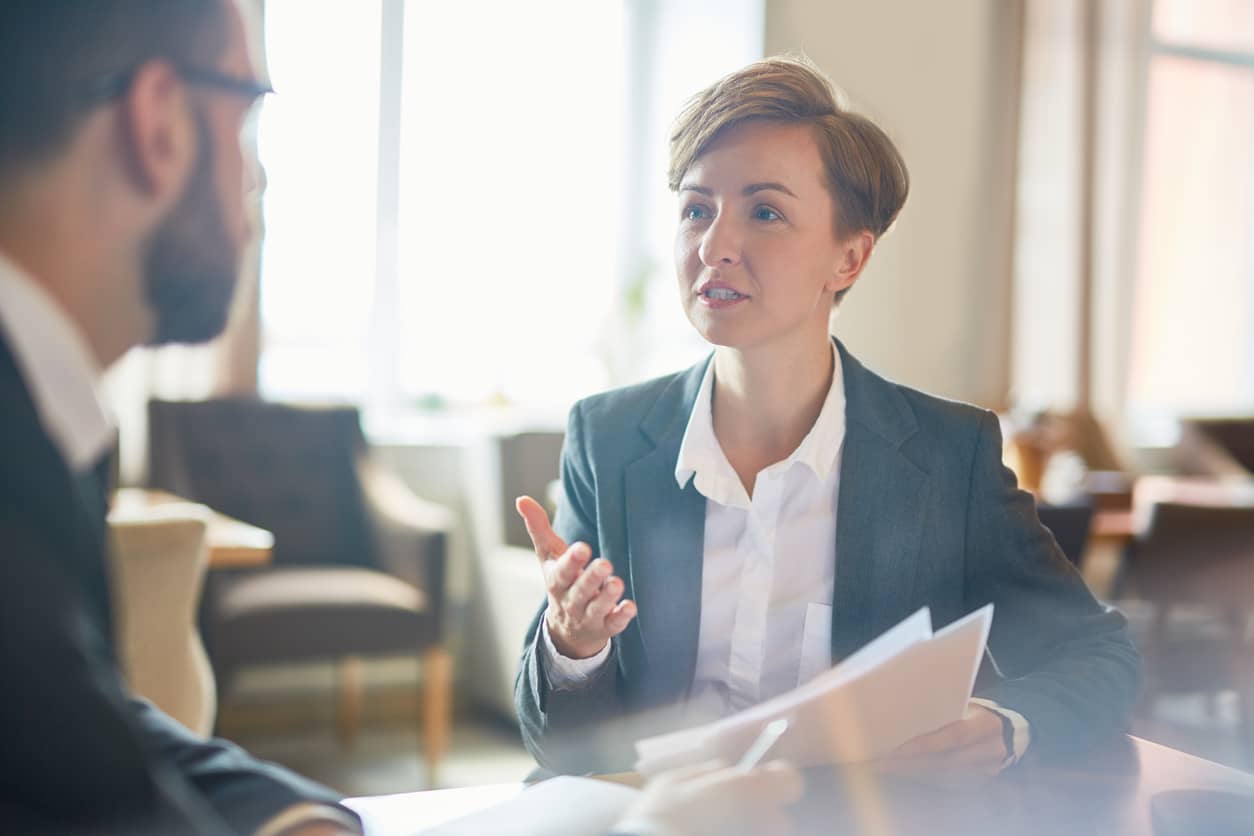 Two co-workers negotiating who need empathy