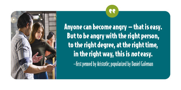 Quote on anger by Aristotle