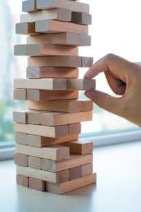 Removing lifetime habits feels like pulling blocks from a Jenga tower