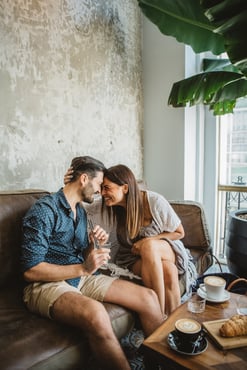 A couple connecting and making their relationship a priority