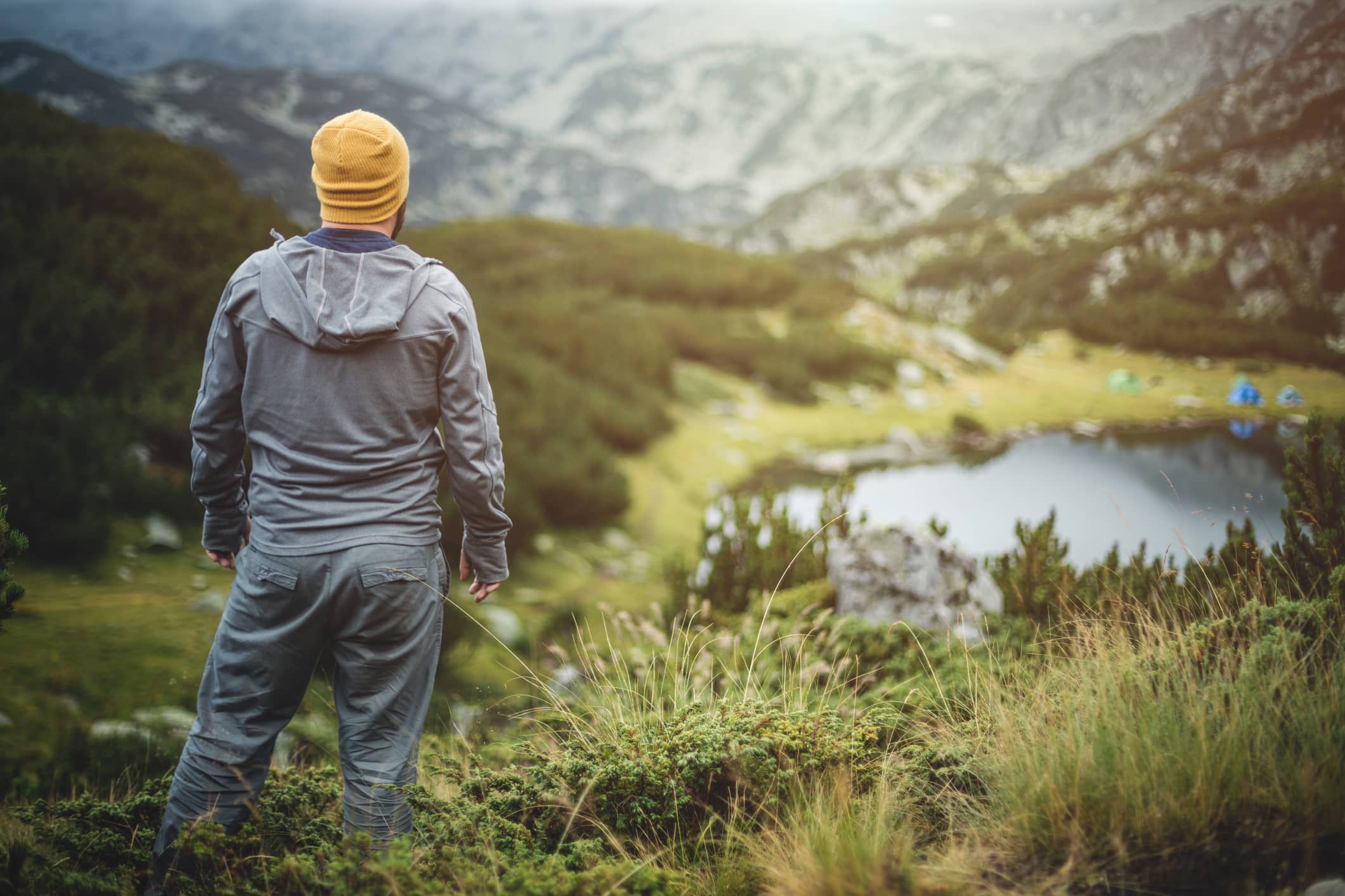 A change in environment or enjoying nature are keys for self-calming.