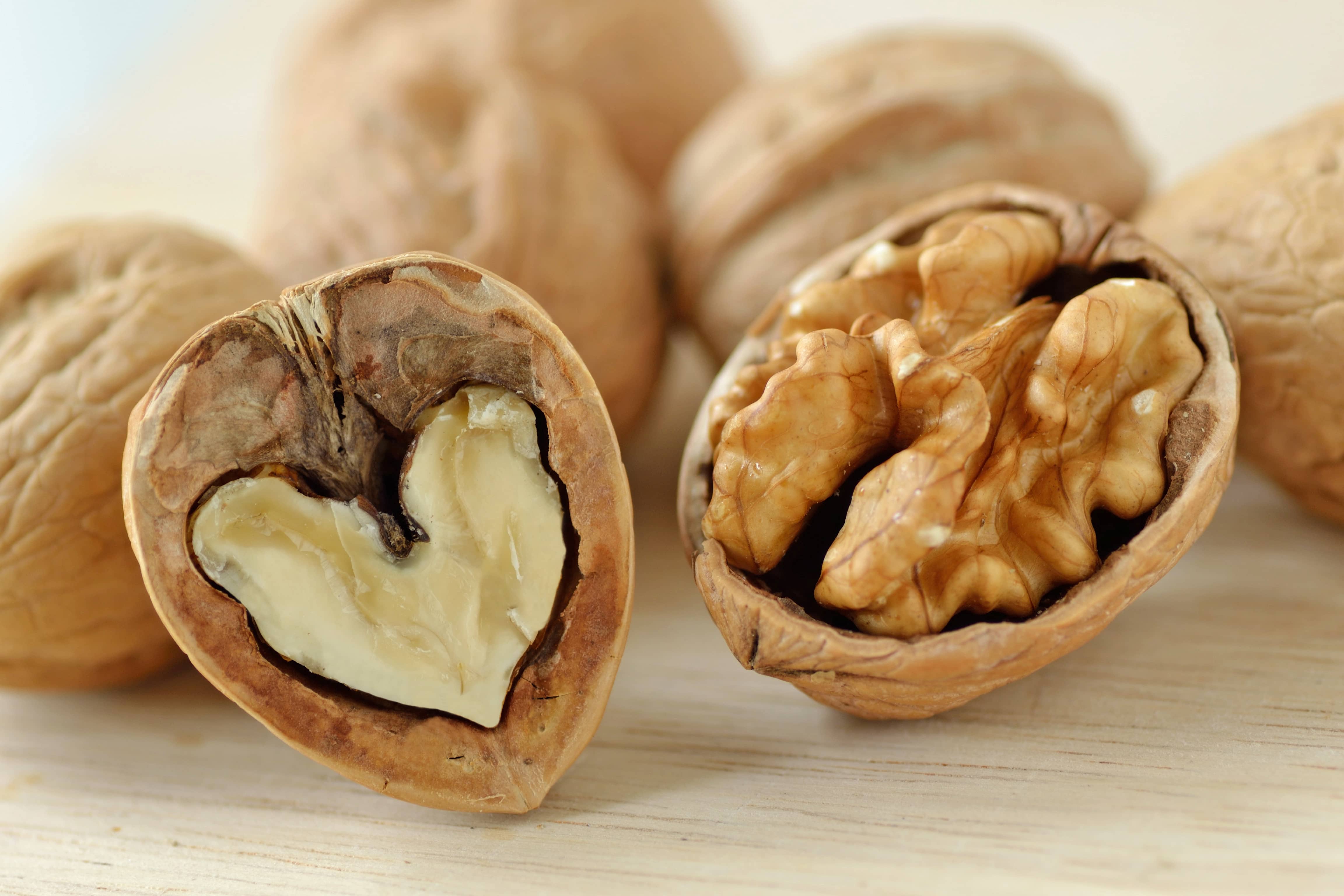 Substitute unhealthy snacks for nuts, such as walnuts.