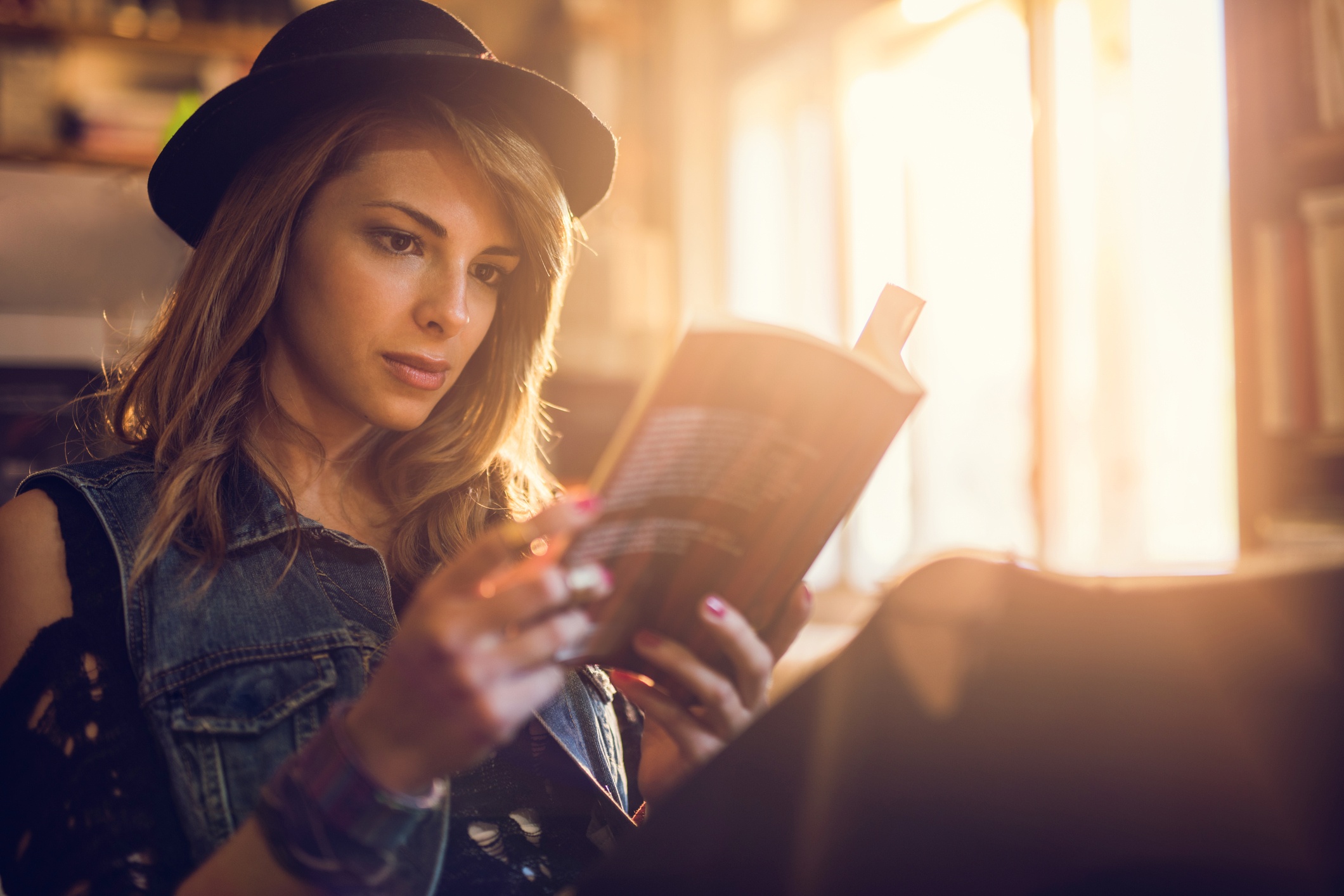 Self-care sometimes looks like reading a good book