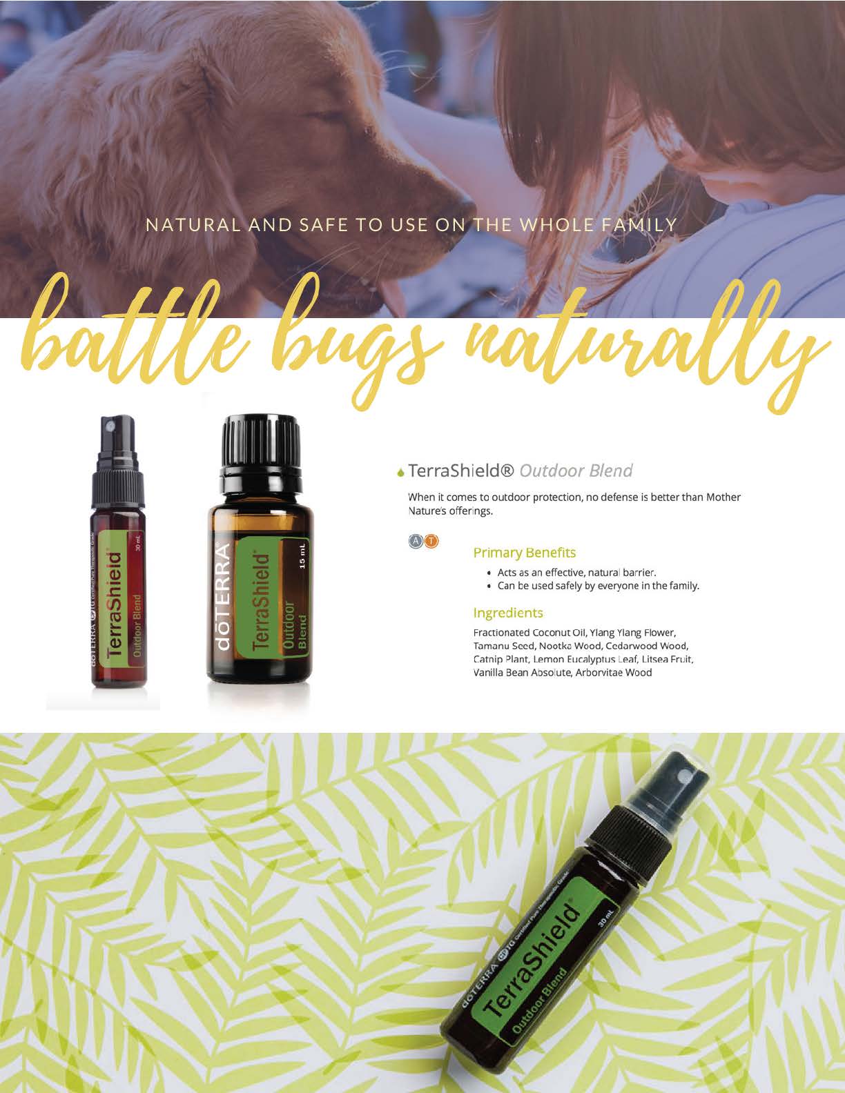 doTERRA essential oils for battling the bugs.