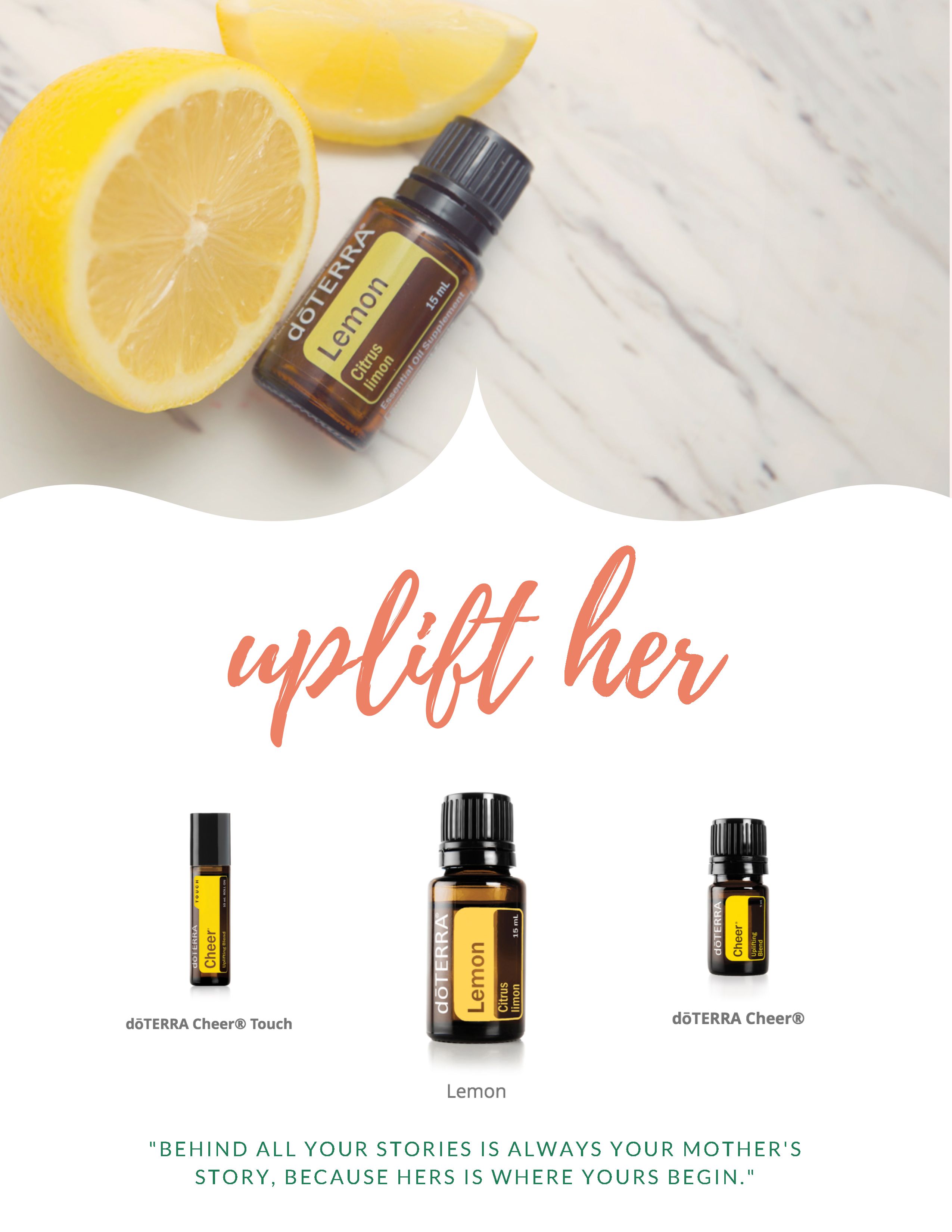 Uplift your mom with the refreshing fragrance of lemon