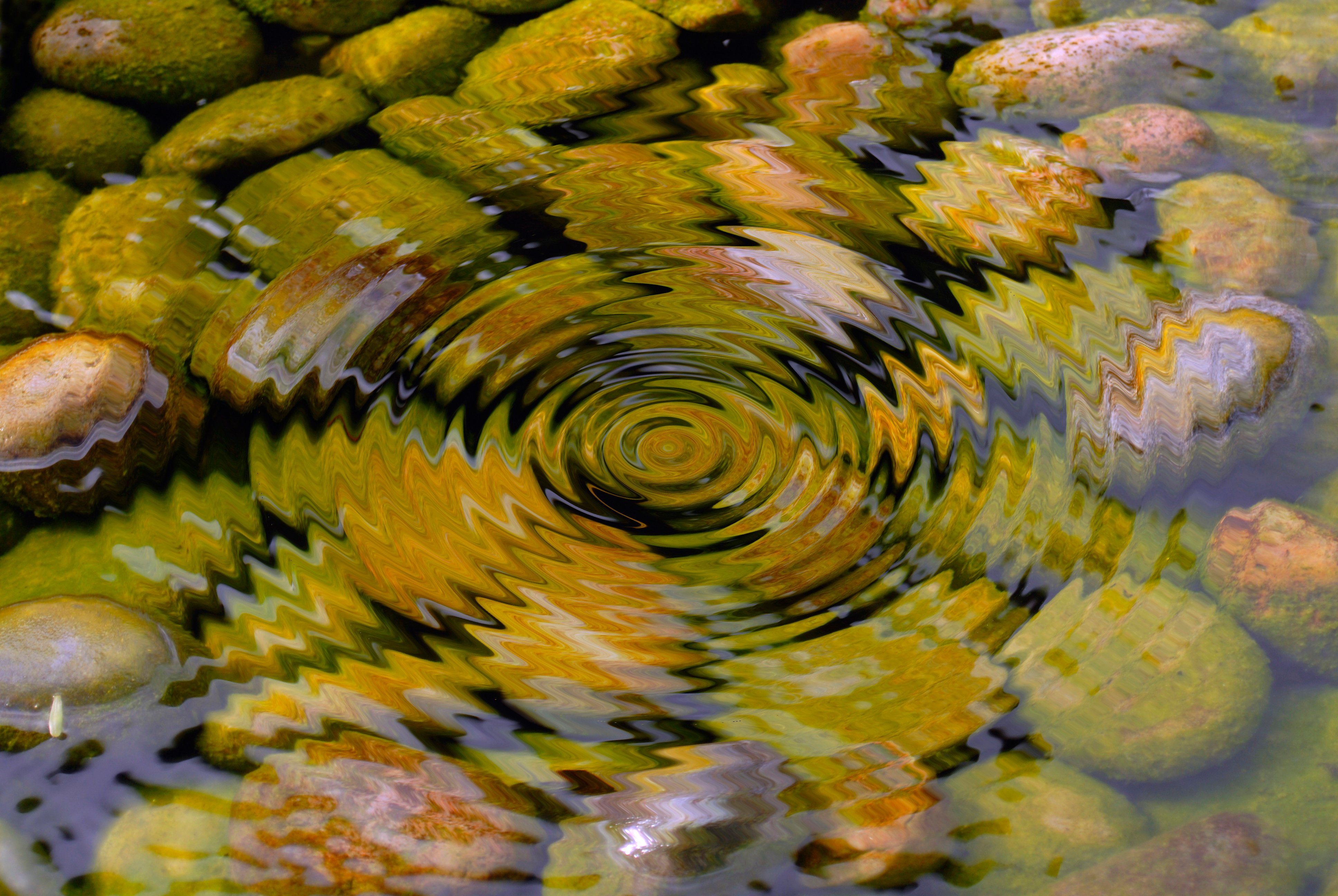 Ripples in the water represent emotional ripples